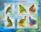 Birds Stamp Fregilupus Varius Porphyrio Mantelli Amazona Violacea S/S MNH #5732