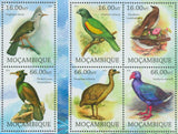 Birds Stamp Fregilupus Varius Porphyrio Mantelli Amazona Violacea S/S MNH #5732