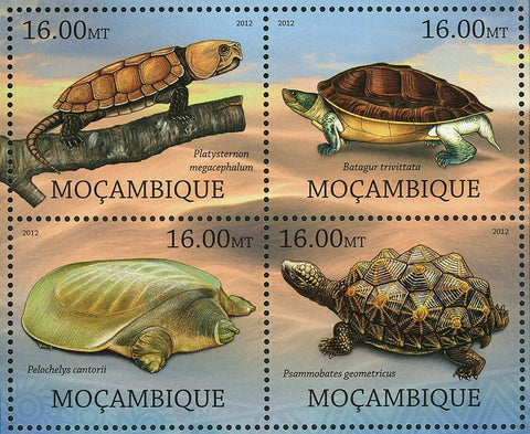 Turtle Stamp Platysternon Megacephalum Eretmochelys Imbricata S/S MNH #5665-5672