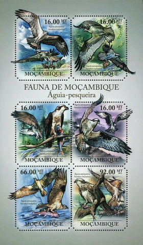 Ospreys Stamp Hawk Bird Pandion Haliaetus Souvenir Sheet MNH #4917-4922