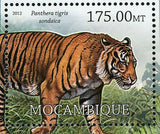 Extinct Animals of Asia Stamp Panthera Tigris Sondaica Megaloceros Giganteus S/S