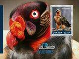 Vultures Stamp Birds Gypaetus Barbatus Souvenir Sheet MNH #3259 / Bl.458