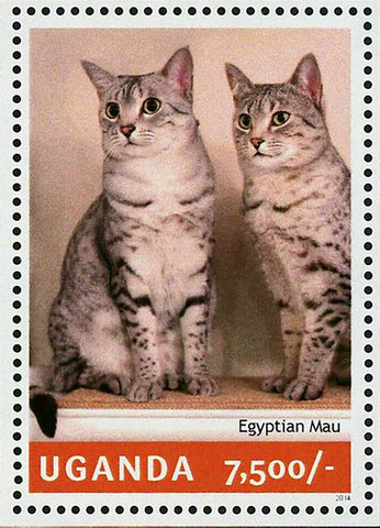 Cats Stamp Egyptian Mau Pet Souvenir Sheet MNH #3309 / Bl.468