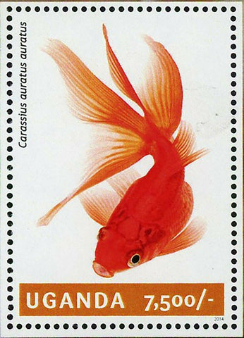 Goldfish Stamp Fish Carassius Auratus Auratus Souvenir Sheet MNH #3284 / Bl.463