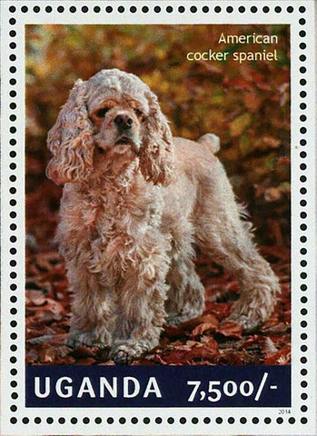 Dogs Stamp Domestic Animals American Cocker Spaniel S/S MNH #3319 / Bl.470