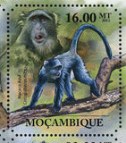 Primates Stamp Otolemur Crassicaudatus Papio Cynocephalus S/S MNH #5036-5041