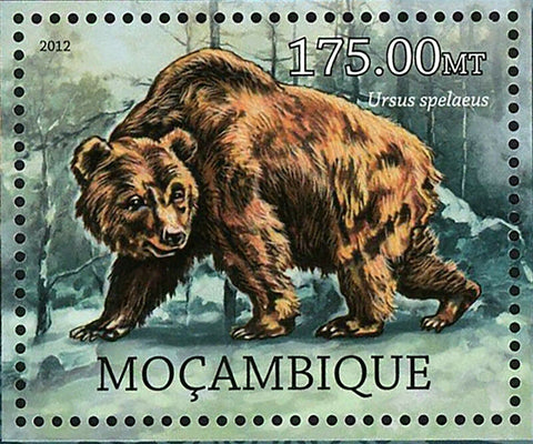 Animals of Europe Stamp Ursus Spelaeus Canis Lupus Ursus Arctos S/S MNH #5865