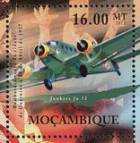 Bombardment Guernica Stamp Aircrafts Pablo Picasso Messerschmitt S/S MNH #5589