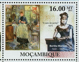 Impressionists Stamp Frederic Bazille Edgar Degas Berthe Morisot S/S MNH #5061