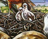 Birds of Prey Stamp Western Marsh Harrier Circus Aeruginosus Hawk S/S MNH #2794