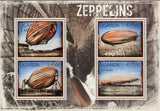Zeppelins Stamp LZ-127 LZ-17 Sachsen LZ-129 Hindenburg S/S MNH #2916-2919