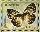 Butterflies Stamp Silver Bared Charaxes Acraea Swordtail S/S MNH #2770-2773