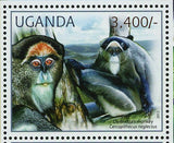 Primates Stamp De-Brazza's Monkey L'Hoest's Angola Colobus S/S MNH #2815-2818