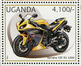 Motorcycles Stamp Kawasaki Versys 650 Yamaha Yzf R1 Ferrari S/S MNH #2896-2899