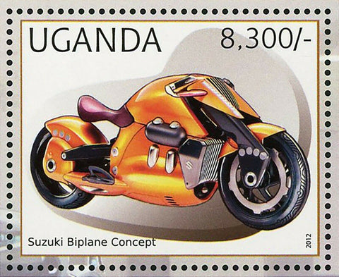 Motorcycles Stamp Suzuki Biplane Concept Yamaha Gen-Ryu S/S MNH #2900 / Bl.393