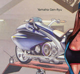 Motorcycles Stamp Suzuki Biplane Concept Yamaha Gen-Ryu S/S MNH #2900 / Bl.393