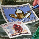 Minerals Stamp Postage Stamp Amethyst Malachite Mimetite S/S MNH #3151 / Bl.436