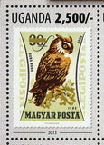 Owls Stamp Postage Stamp France Zimbawe Grand Duc Bird S/S MNH #3156 / Bl.441