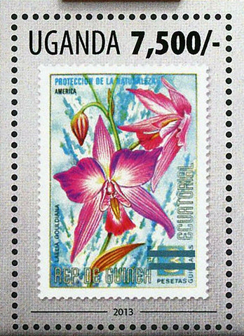 Orchids Stamp Flowers Postage Stamp Laelia Dayana S/S MNH #3152 / Bl.437