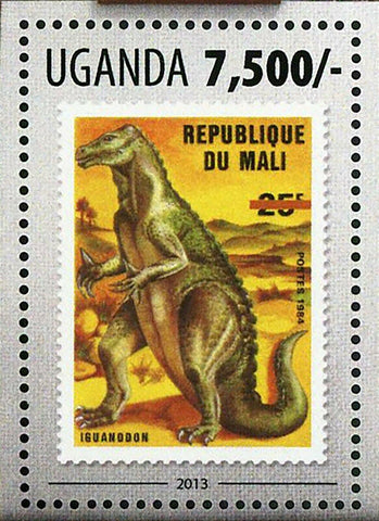 Dinosaurs Stamp Postage Stamp Iguanodon Brontosaurus S/S MNH #3131-3134