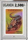 Dinosaurs Stamp Postage Stamp Stegosaurus Styracosaurus S/S MNH #3154 / Bl.439