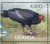 Predator Stamp Gymnogyps Californianus Canis Simensis Alligator Sinensis S/S MNH