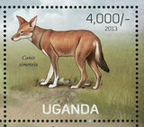 Predator Stamp Gymnogyps Californianus Canis Simensis Alligator Sinensis S/S MNH