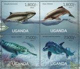Dolphins Stamp Orcaella Brevirostris Sousa Chinensis S/S MNH #3030-3033