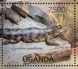 Reptiles Stamp Osteolaemus Tetraspis Crocodylus Cataphractus S/S MNH #3025-3028