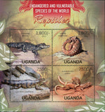 Reptiles Stamp Osteolaemus Tetraspis Crocodylus Cataphractus S/S MNH #3025-3028