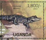 Reptiles Stamp Osteolaemus Tetraspis Crocodylus Cataphractus S/S MNH #3025-3028