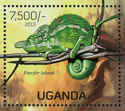 Reptiles Stamp Furcifer Labordi Cordylus Giganteus Souvenir Sheet MNH #3029