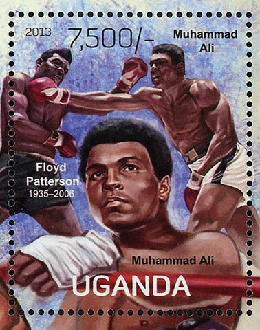Boxing Champions Stamp Floyd Patterson Muhammad Ali Joe Frazier S/S MNH #3069