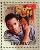 Entertainers Stamp Morgan Freeman Denzel Washington Eddie Murphy S/S MNH #3100-3