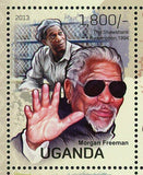 Entertainers Stamp Morgan Freeman Denzel Washington Eddie Murphy S/S MNH #3100-3