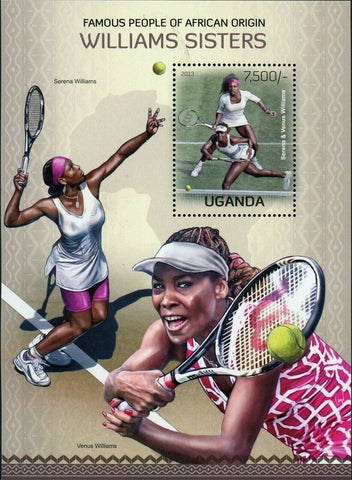 William Sisters Stamp Serena & Venus Williams Tennis Sport S/S MNH #3064 /Bl.425