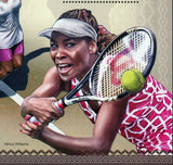 William Sisters Stamp Serena & Venus Williams Tennis Sport S/S MNH #3064 /Bl.425