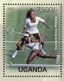 William Sisters Stamp Serena & Venus Williams Tennis Sport S/S MNH #3064 /Bl.425