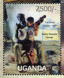 Henry Ossawa Tanner Stamp African American Artist The Banjo Lesson S/S MNH #3095