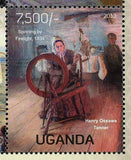 Henry Ossawa Tanner Stamp African American Artist The Banjo Lesson S/S MNH #3095