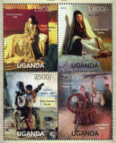 Henry Ossawa Tanner Stamp African American Artist The Banjo Lesson S/S MNH #3095