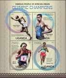 Olympic Champions Stamp Jesse Owens Abebe Bikila Maria Mutola S/S MNH #3055-3058