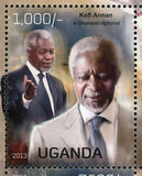 Nobel Peace Prize Stamp Kofi Annan Wangari Maathai Desmond Tutu S/S MNH #3075