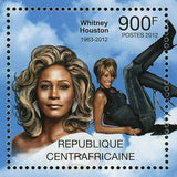 Whitney Houston Stamp American Singer Celebrity Music S/S MNH #3732-3735