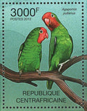 Parrots of Africa Stamp Agapornis Pullarius Poicephalus Crassus S/S MNH #3671