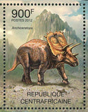 Dinosaurs Stamp Deinonychus Edmontonia Anchiceratops Allosaurus S/S MNH #3652