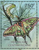 Butterflies Stamp Actias Isabellae Papilio Machaon Zerynthia S/S MNH #3622-3625