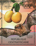 Bats Stamp Scotorepens Greyii Dacryodes Edulis Nyctophilus Bifax Fruits S/S MNH