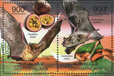 Bats Stamp Scotorepens Greyii Dacryodes Edulis Nyctophilus Bifax Fruits S/S MNH