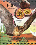 Bats Stamp Scotorepens Greyii Dacryodes Edulis Nyctophilus Bifax Fruits S/S MNH